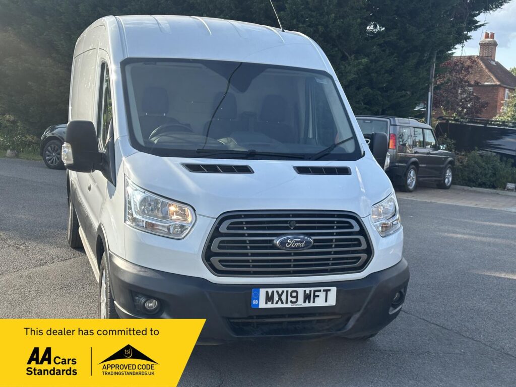 MX19 WFT Ford Transit 2.0 350 EcoBlue FWD L3 H2 Euro 6 5dr . FHS, READY TO DRIVE AWAY.