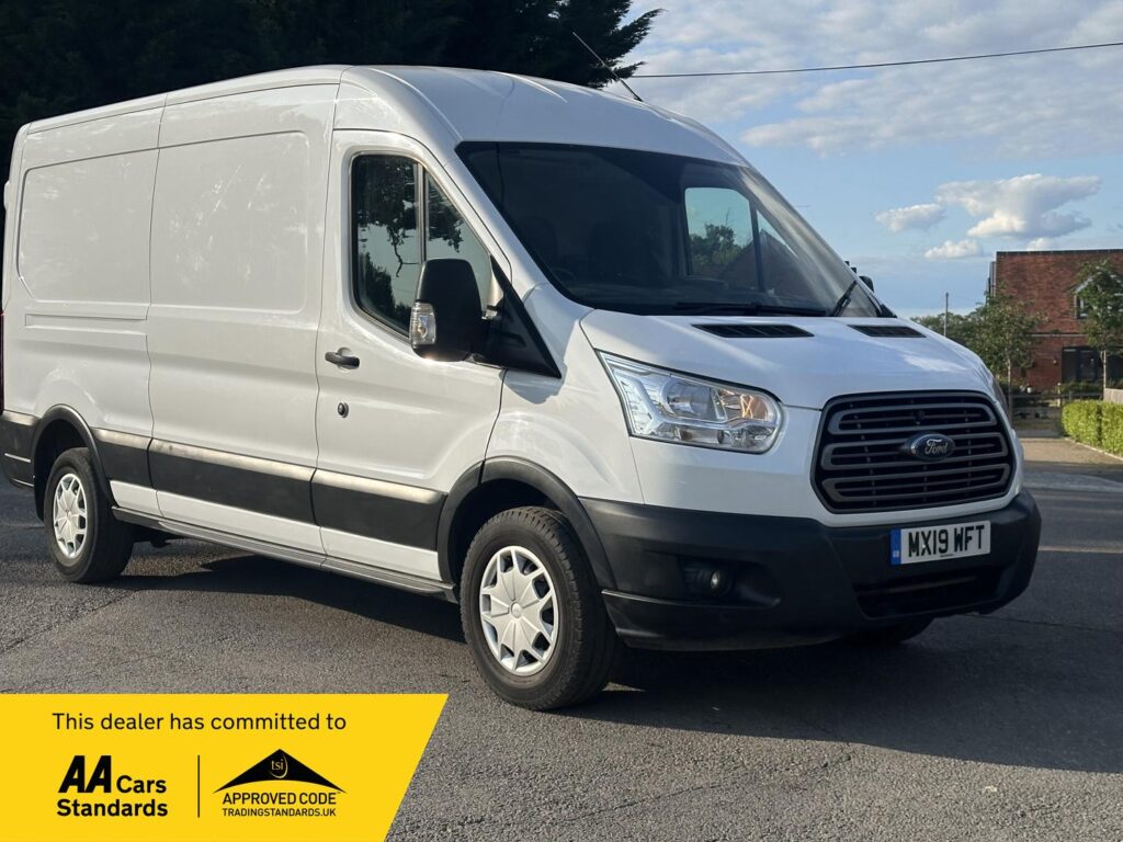MX19 WFT Ford Transit 2.0 350 EcoBlue FWD L3 H2 Euro 6 5dr . FHS, READY TO DRIVE AWAY.
