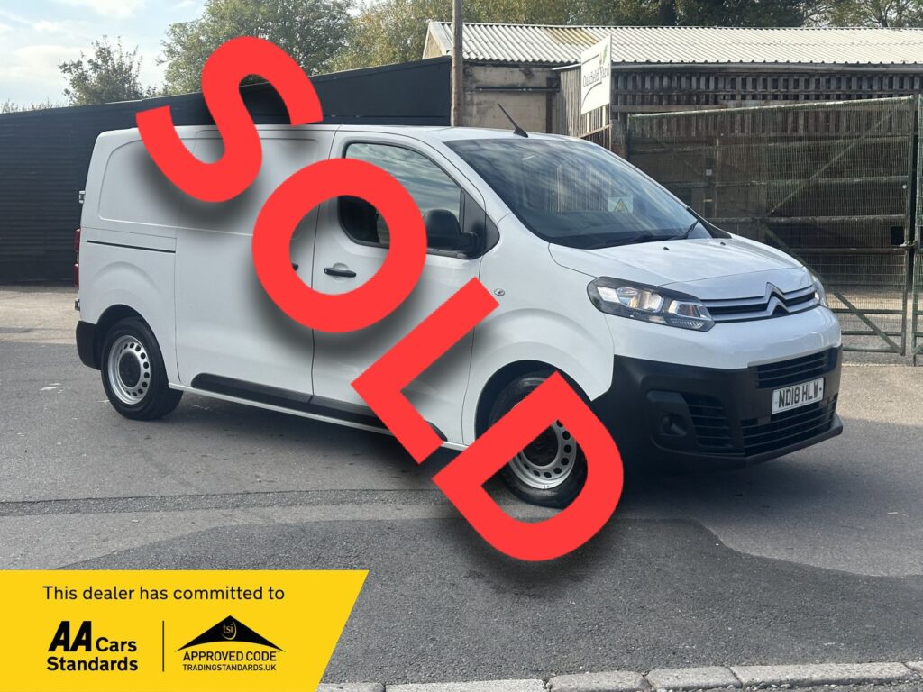 ND18HLW Citroen Dispatch 1.6 BlueHDi 1000 Enterprise M FWD 2 Euro 6 6dr.. 3 MONTHS WARRANTY/12 MONTHS AA. sold