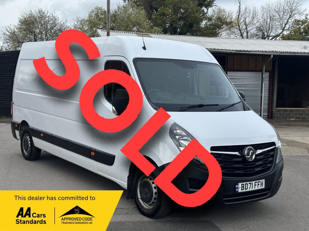 BD71FFH Vauxhall Movano 2.3 CDTi 3500 BiTurbo Edition FWD L3 H2 Euro 6 5dr 3 MONTHS WARRANTY 12 MONTHS AA. SOLD.