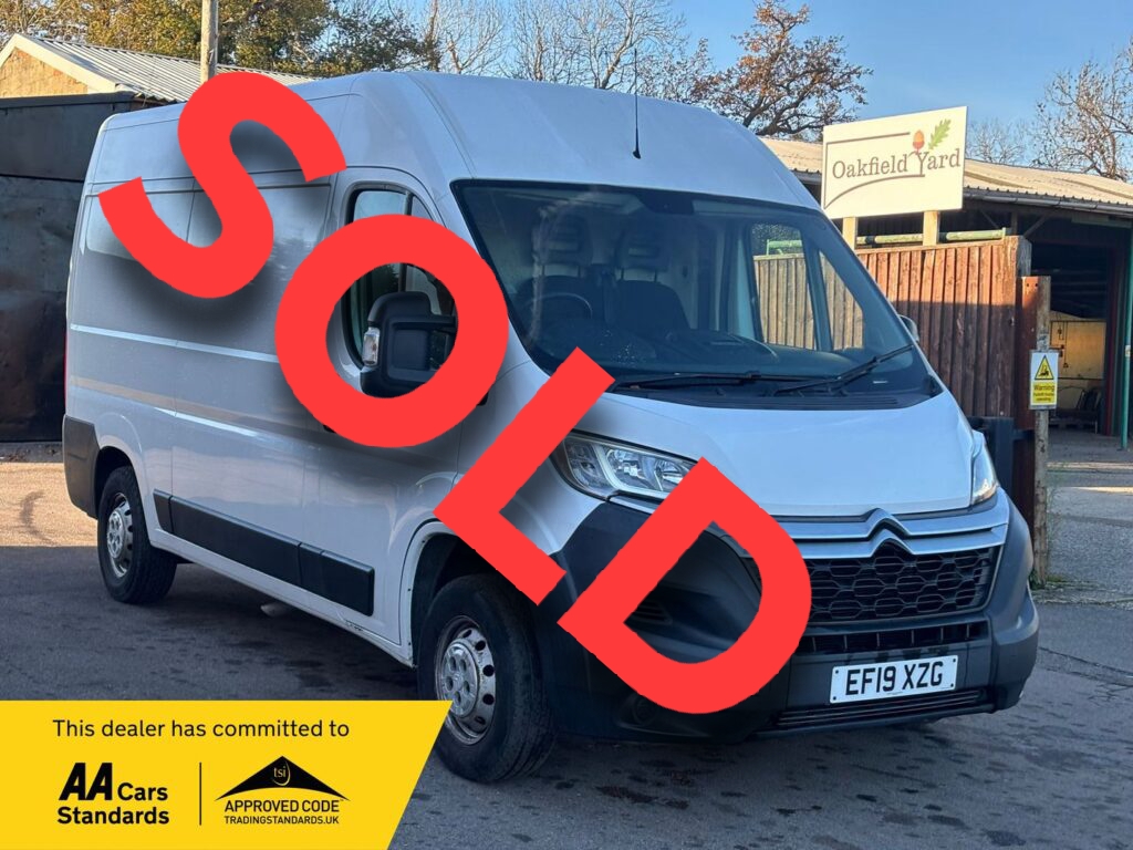 EF19ZXG Citroen Relay 2.0 BlueHDi 35 Enterprise L2 High Roof Euro 6 5dr 3 MONTHS WARRANTY 12 MONTHS AA. SOLD