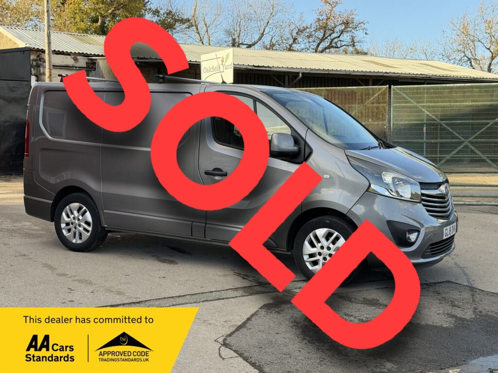GL18DKN Vauxhall Vivaro 1.6 CDTi 2700 BiTurbo ecoTEC Limited Edition Nav L1 H1 Euro 6 (s/s) 5dr 3 MONTHS WARRANTY 12 MONTHS AA. SOLD.