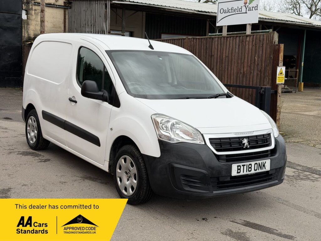 BT18ONK Peugeot Partner 1.6 BlueHDi 651 Professional L1 5dr 3 MONTHS WARRANTY 12 MONTHS AA