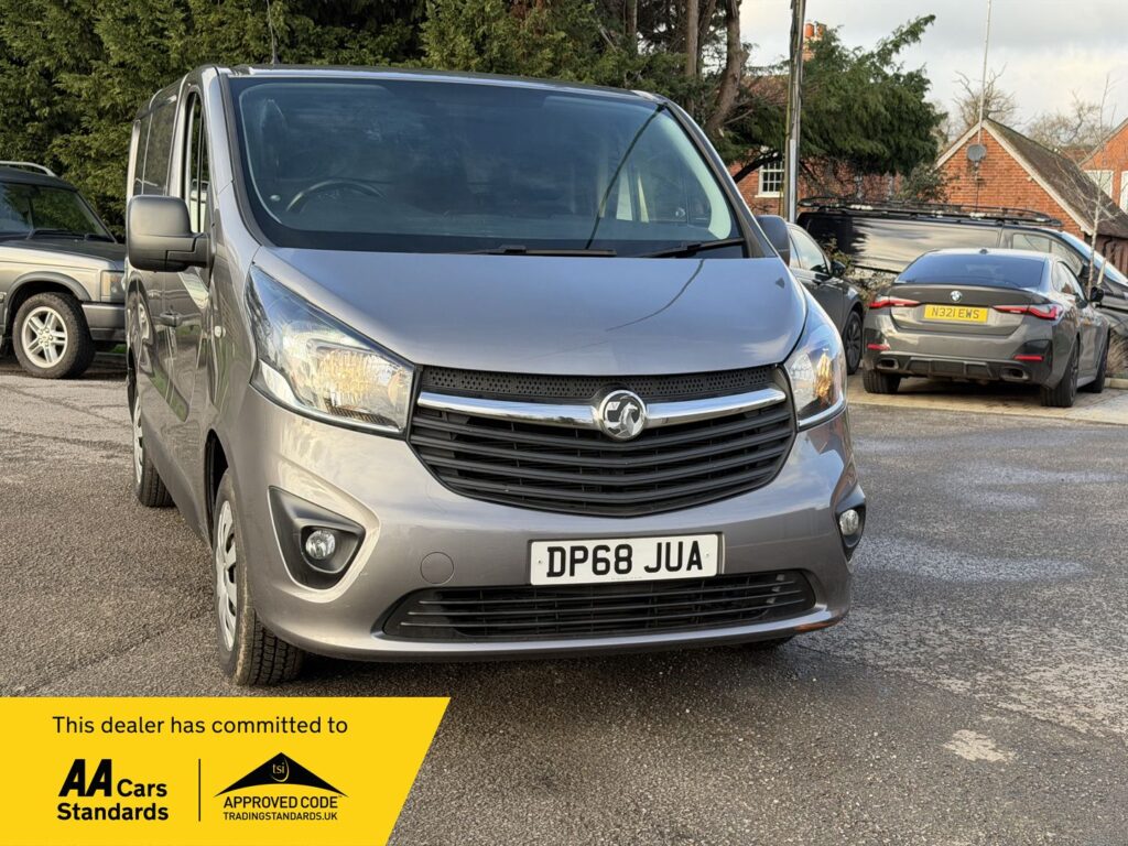 DP68JUA Vauxhall Vivaro 1.6 CDTi 2700 Sportive L1 H1 Euro 6 5dr 3 MONTHS WARRANTY 12 MONTHS AA