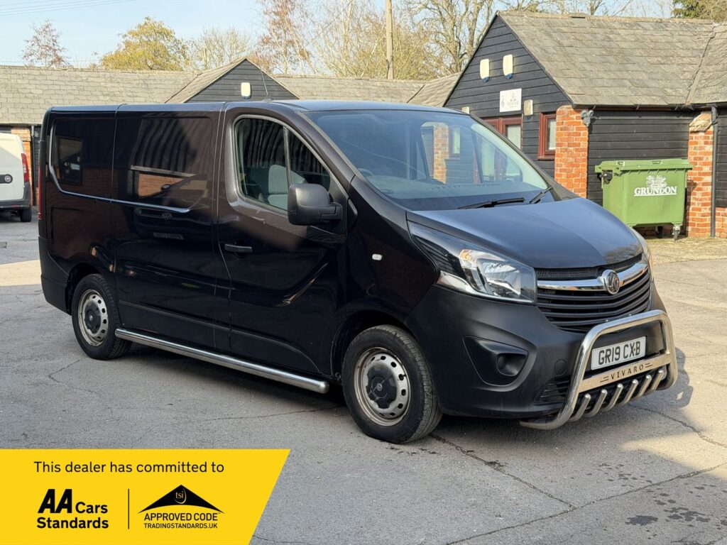 GR19CXB Vauxhall Vivaro 1.6 CDTi 2700 L1 H1 Euro 6 5dr 3 MONTHS WARRANTY 12 MONTHS AA